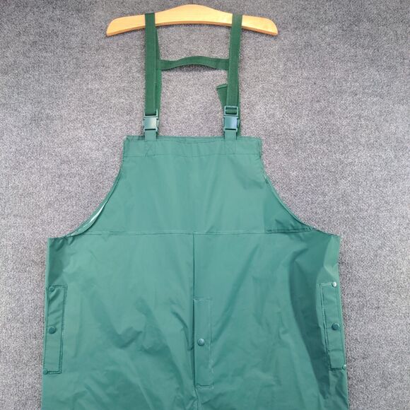 Stearns Dry Wear Bib Overalls XXL Green Adjustable Strap PVC - Picture 5 of 12